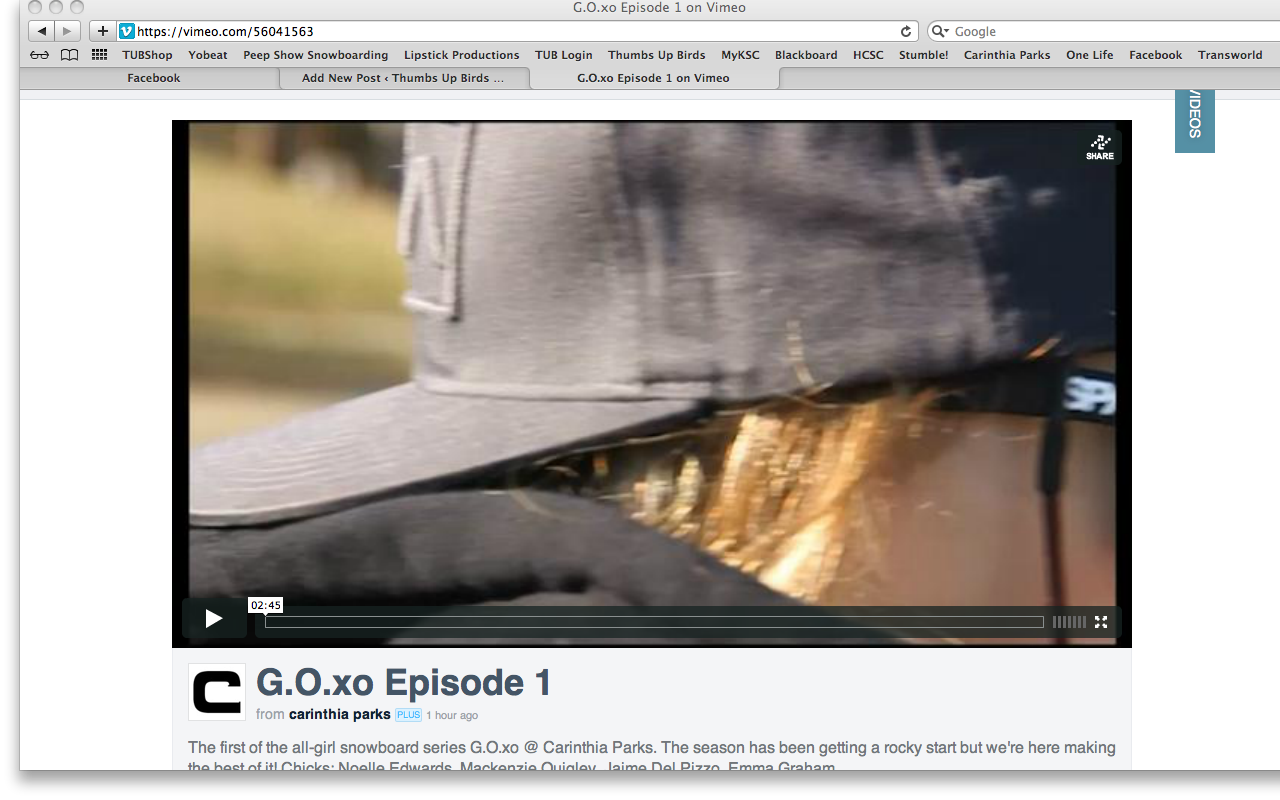 Episode 1 of the G.O.xo Series