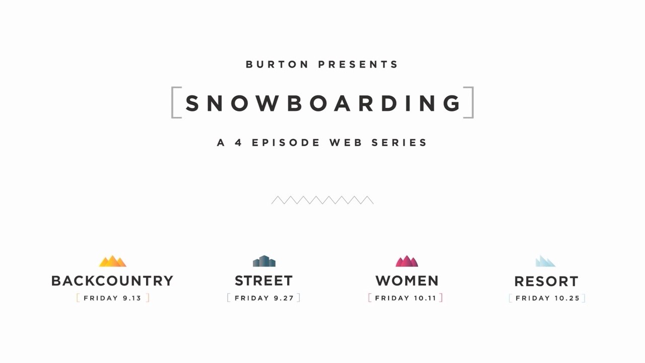 Burton Presents [WOMEN] SNOWBOARDING Episode 1