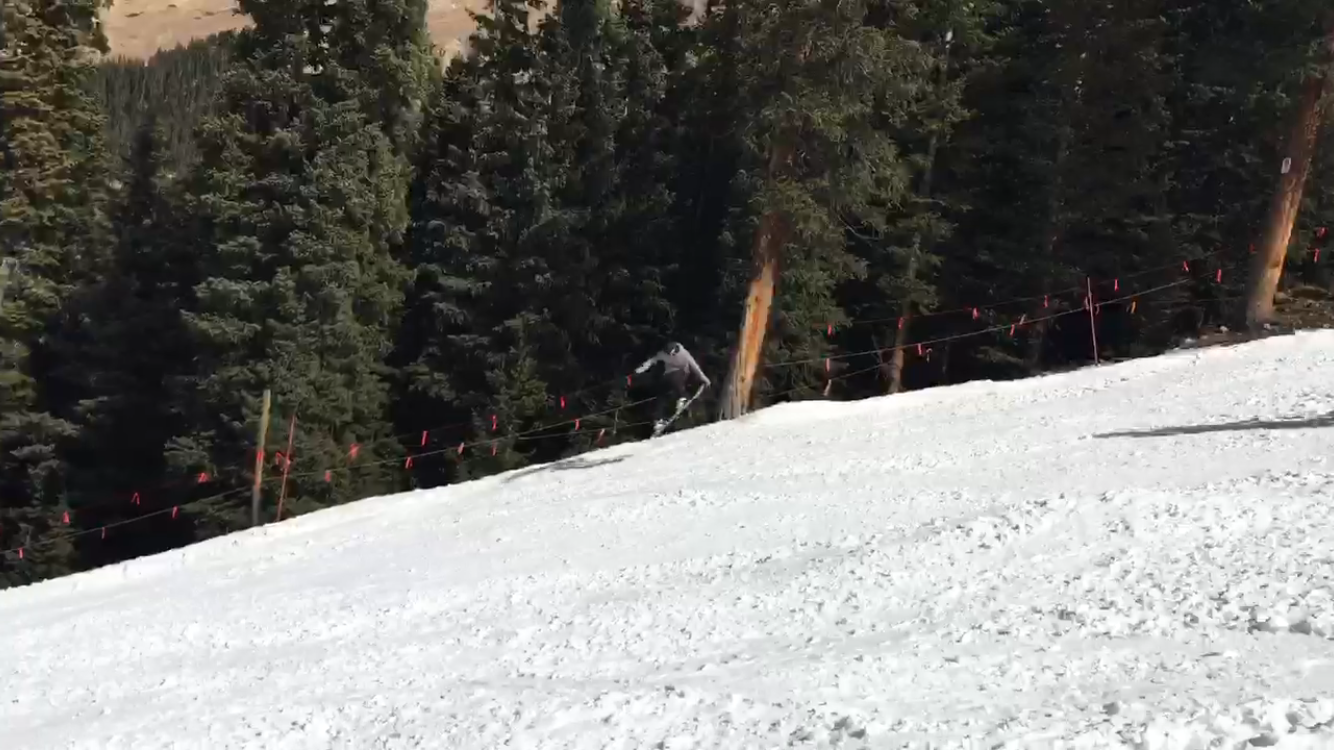 A little tail action off a side hit
