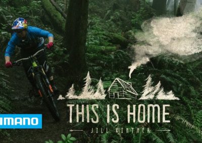 Jill Kintner Mountain Biking Her Home Trails
