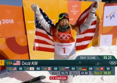 Chloe Kim’s Gold Medal Olympic Runs