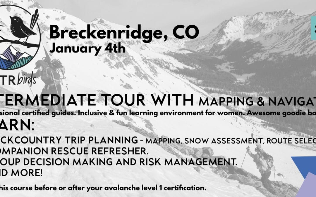 Intermediate Backcountry Tour with Mapping & Navigation